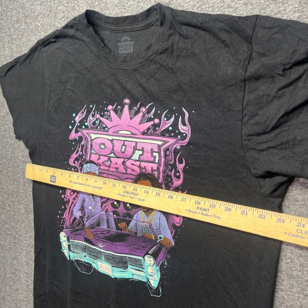 OutKast TShirt Mens Large Black ATLiens Graphic Hip Hop Rap Tee Short Sleeve - Picture 5 of 14